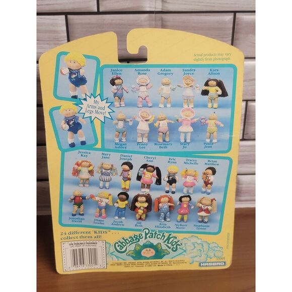 VINTAGE 1991 CABBAGE PATCH KIDS DOLL POSEABLE FIGURINE ERIC IN ORIGINAL PACKAGE - Picture 3 of 6